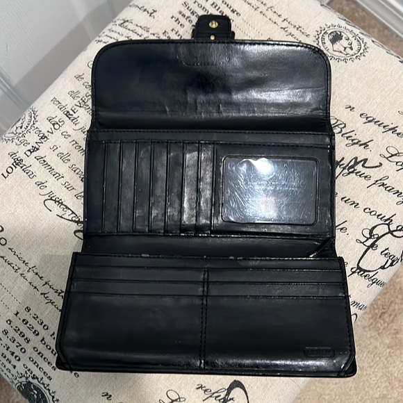 Coach Black Leather Long Wallet.  Pre-Loved. - Picture 2 of 16